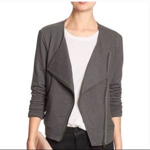 Banana Republic Asymmetrical Moto Zip Sweater